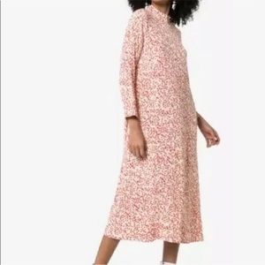 GANNI floral lilies of the valley dress size 38